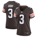 Women's Cleveland Browns Jerry Jeudy Brown Game Jersey