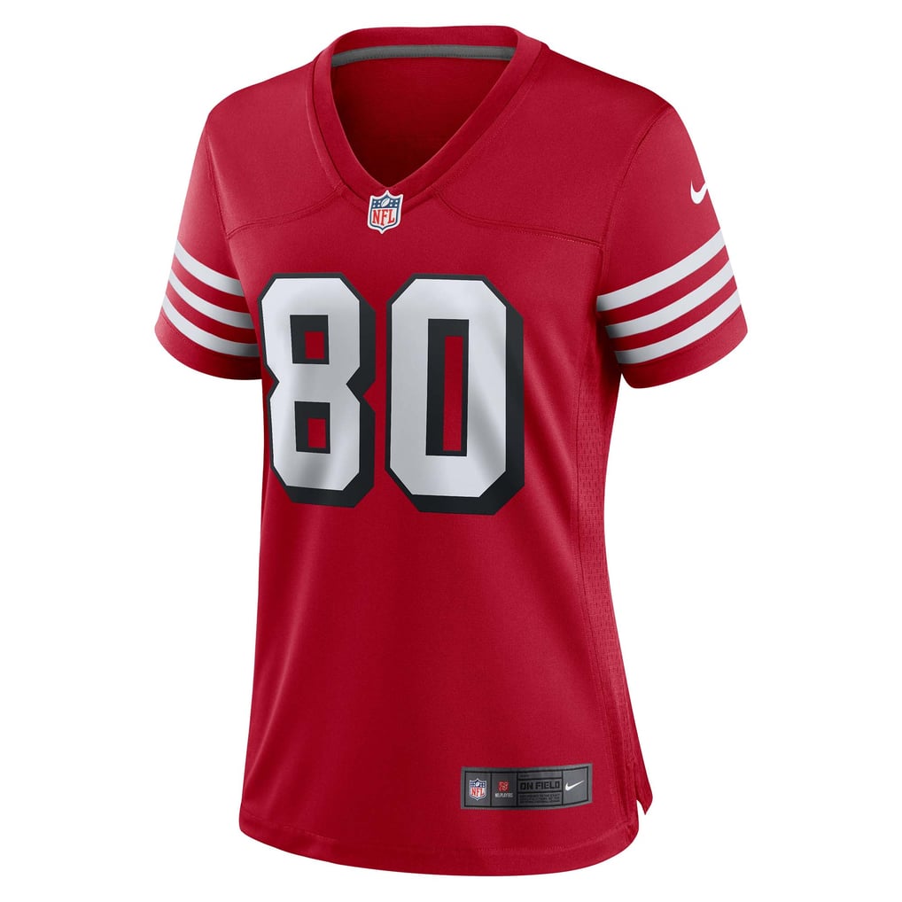 Women's San Francisco 49ers Jerry Rice Scarlet Alternate Game Jersey