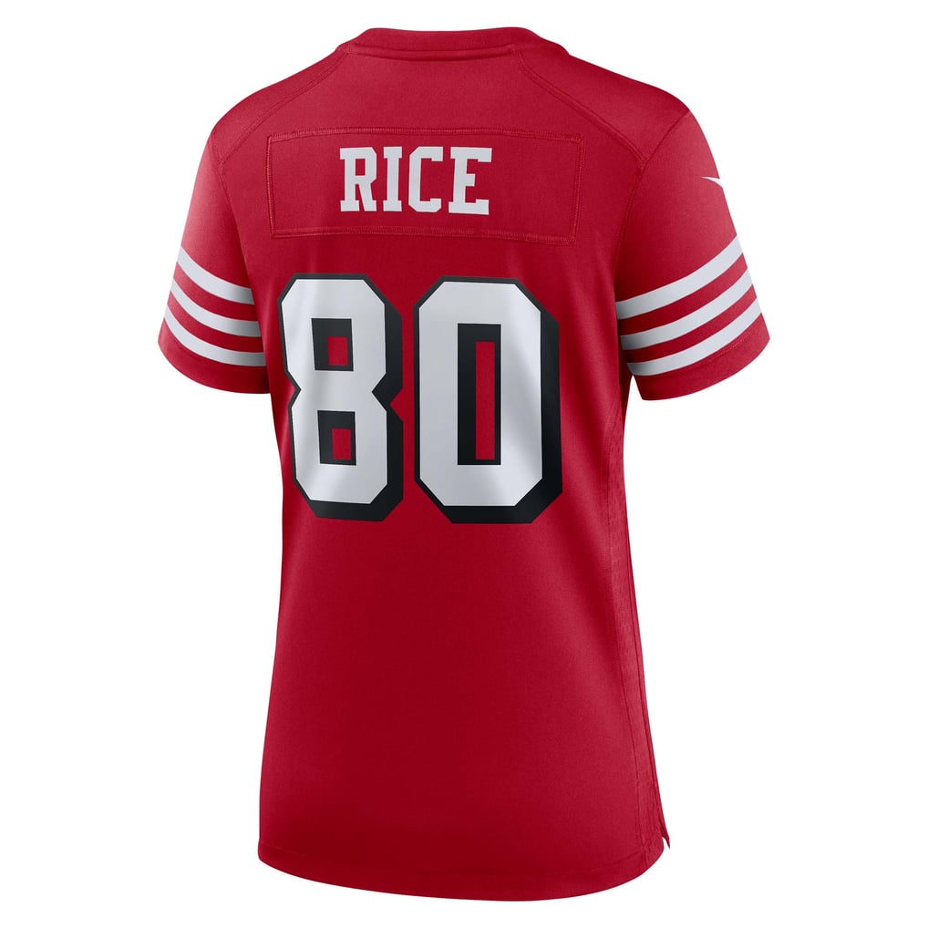 Women's San Francisco 49ers Jerry Rice Scarlet Alternate Game Jersey