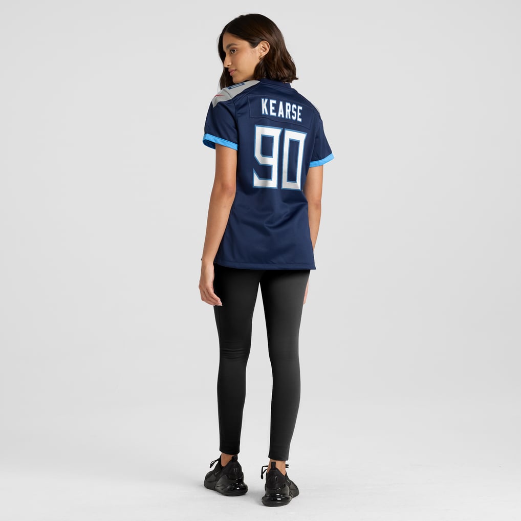 Women's Tennessee Titans Jevon Kearse Navy Game Retired Player Jersey