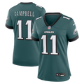 Women's Philadelphia Eagles Jihaad Campbell Midnight Green Team Game Jersey