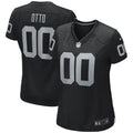 Women's Las Vegas Raiders Jim Otto Black Game Retired Player Jersey