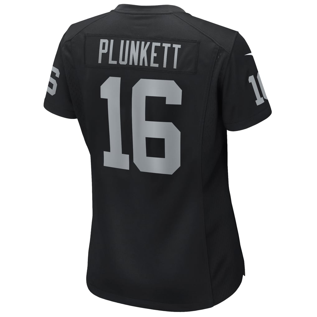 Women's Las Vegas Raiders Jim Plunkett Black Game Retired Player Jersey