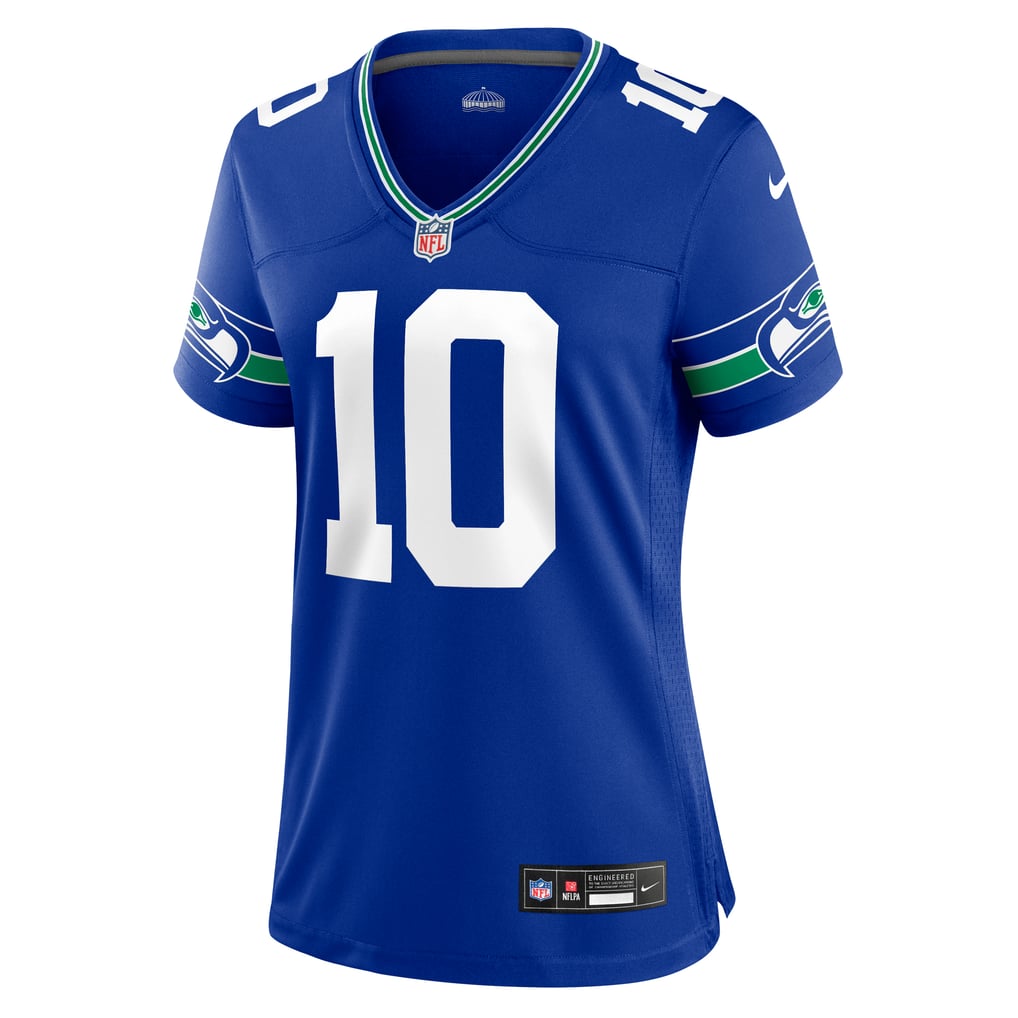 Women's Seattle Seahawks Jim Zorn Royal Throwback Retired Player Game Jersey