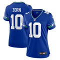 Women's Seattle Seahawks Jim Zorn Royal Throwback Retired Player Game Jersey