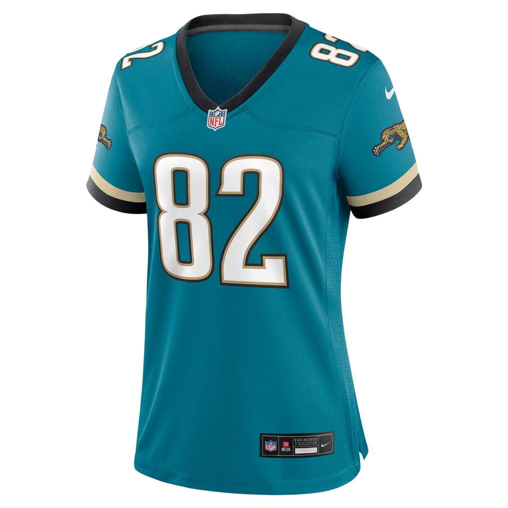 Women's Jacksonville Jaguars Jimmy Smith Teal Prowler Throwback Retired Player Game Jersey