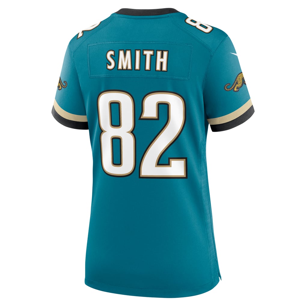 Women's Jacksonville Jaguars Jimmy Smith Teal Prowler Throwback Retired Player Game Jersey