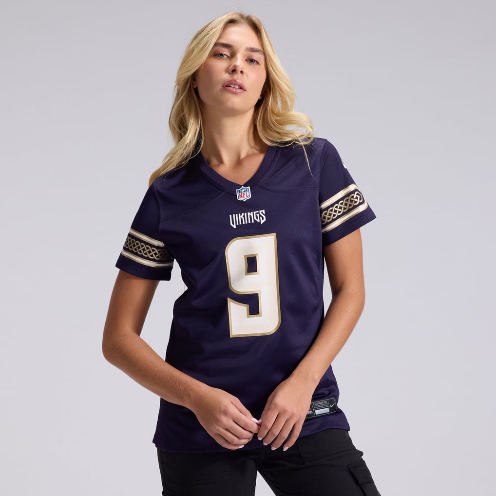 Women's Minnesota Vikings J.J McCarthy Purple 2026 Rivalries Collection Game Jersey