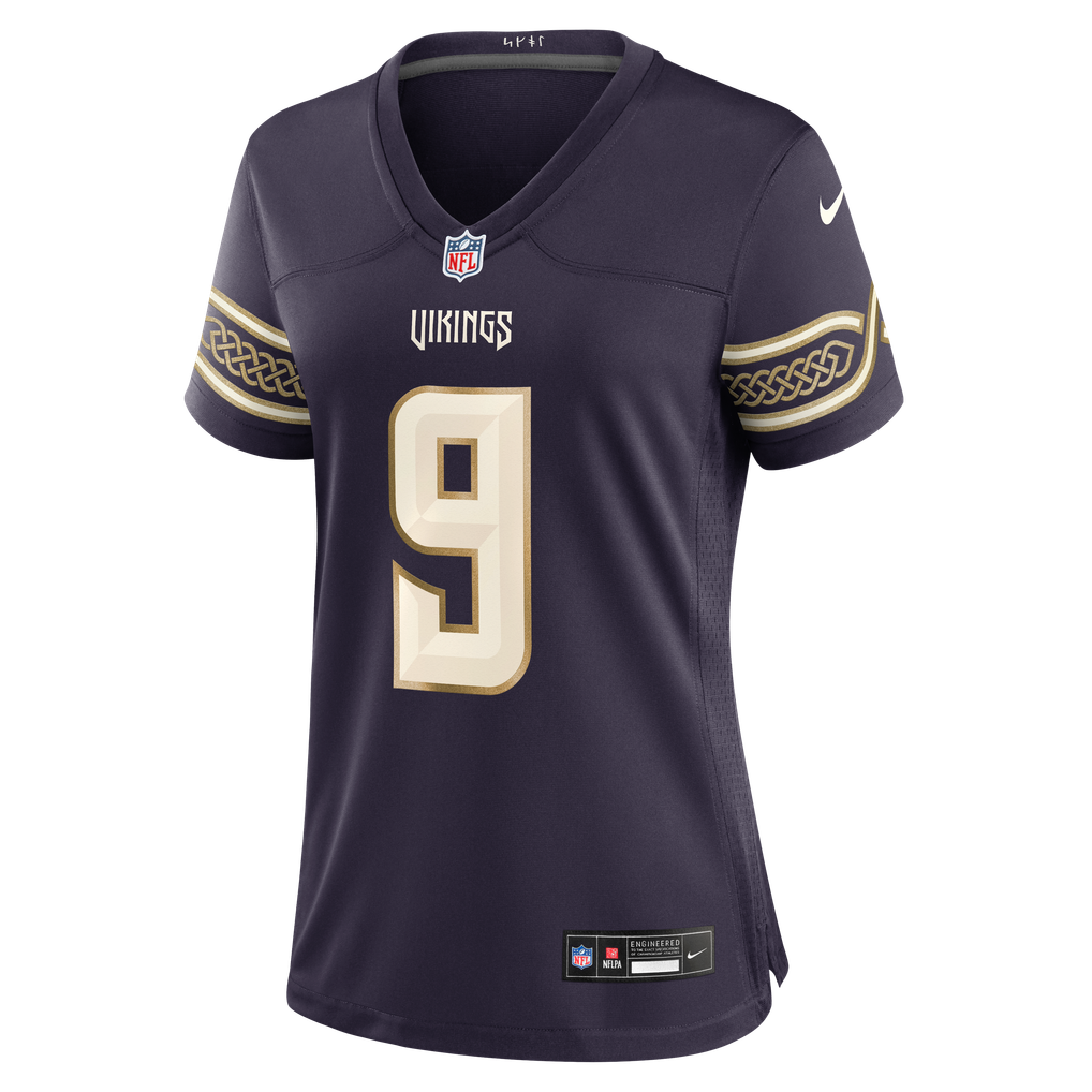 Women's Minnesota Vikings J.J McCarthy Purple 2026 Rivalries Collection Game Jersey
