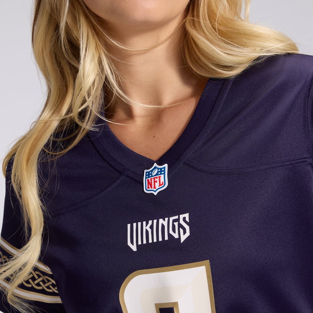 Women's Minnesota Vikings J.J McCarthy Purple 2026 Rivalries Collection Game Jersey