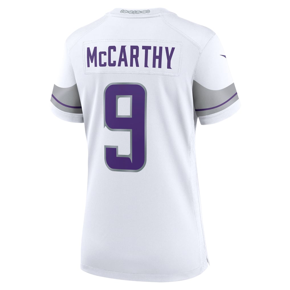 Women's Minnesota Vikings J.J. McCarthy White Alternate Game Player Jersey
