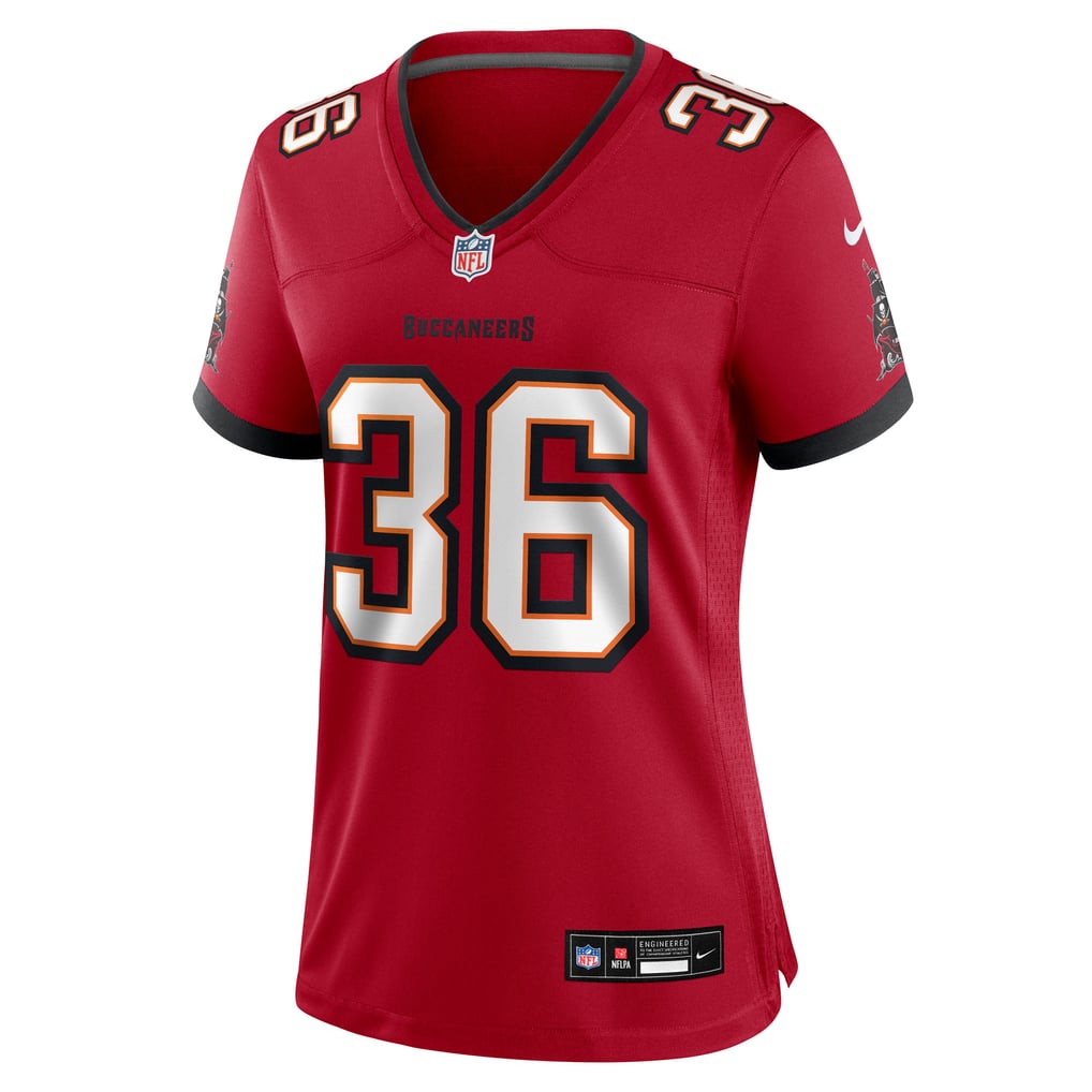 Women's Tampa Bay Buccaneers JJ Roberts Red Team Game Jersey