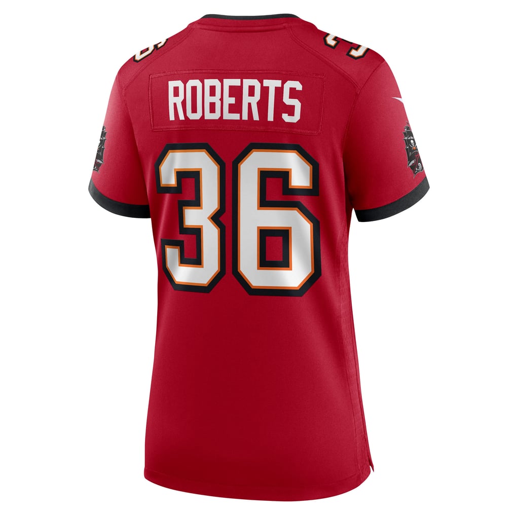 Women's Tampa Bay Buccaneers JJ Roberts Red Team Game Jersey