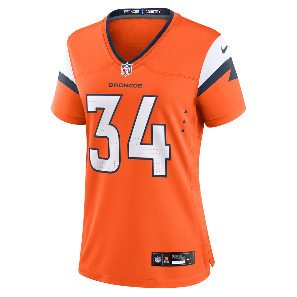 Women's Denver Broncos JL Skinner Orange Team Game Jersey