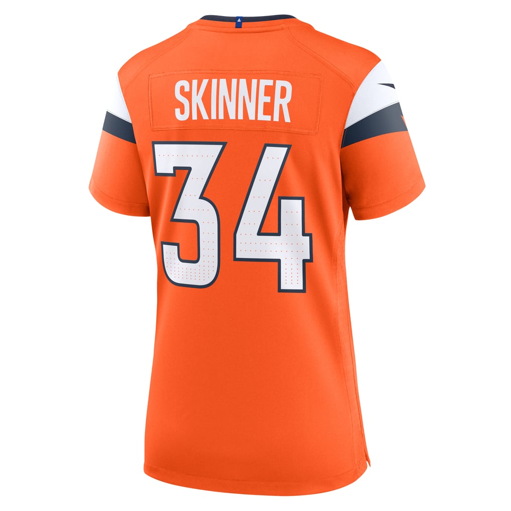 Women's Denver Broncos JL Skinner Orange Team Game Jersey