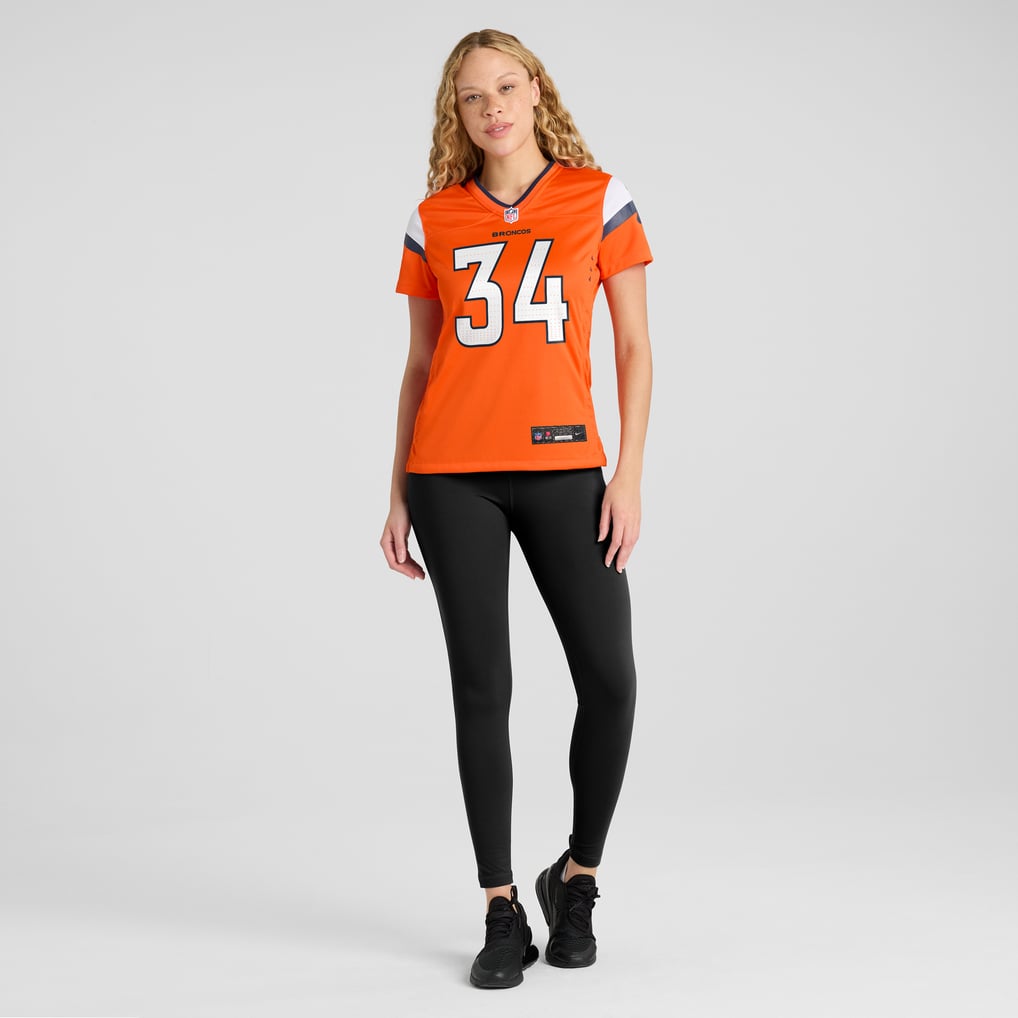 Women's Denver Broncos JL Skinner Orange Team Game Jersey