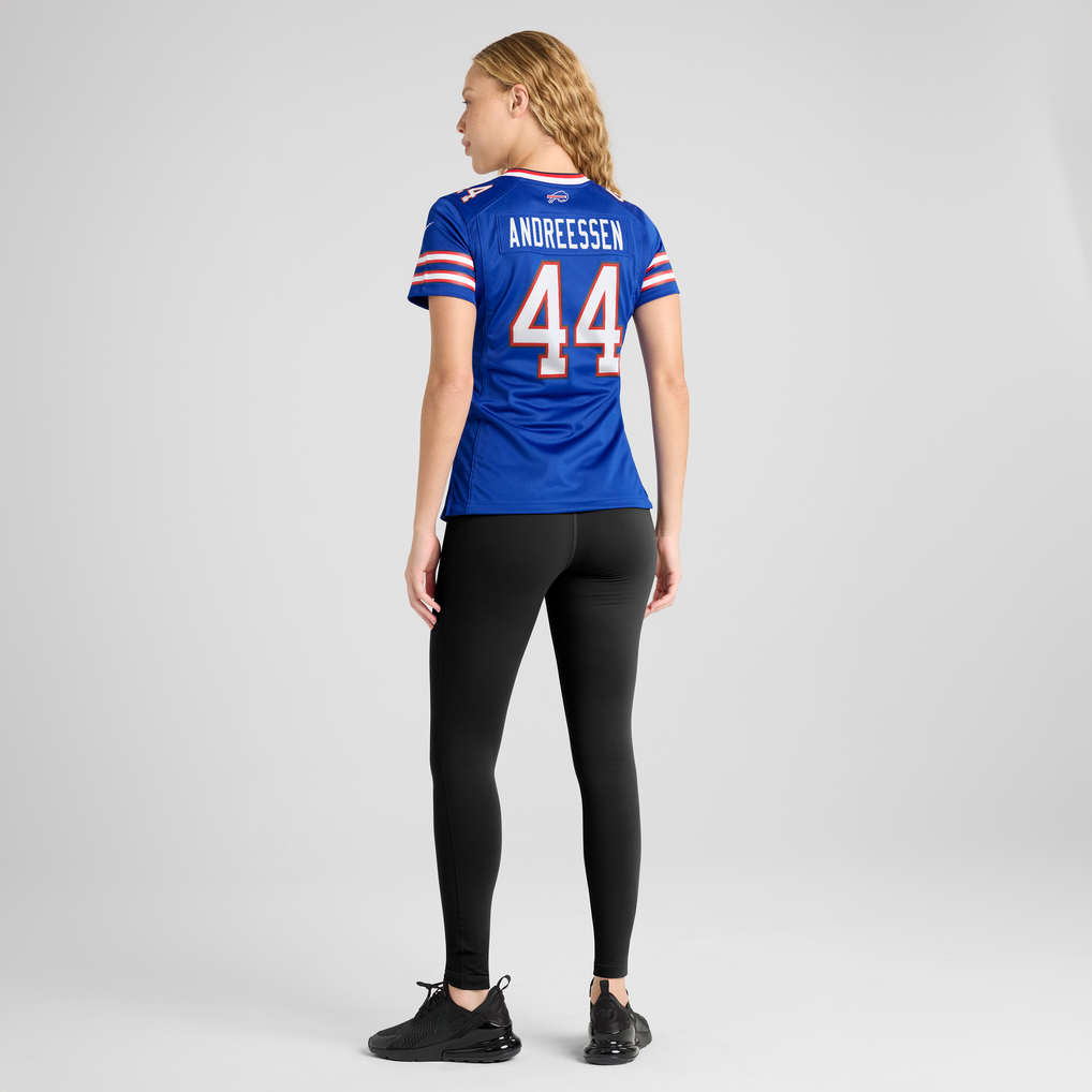 Women's Buffalo Bills Joe Andreessen Royal Game Jersey