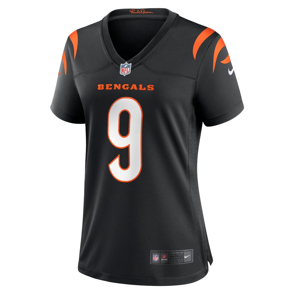Women's Cincinnati Bengals Joe Burrow Black Player Game Jersey