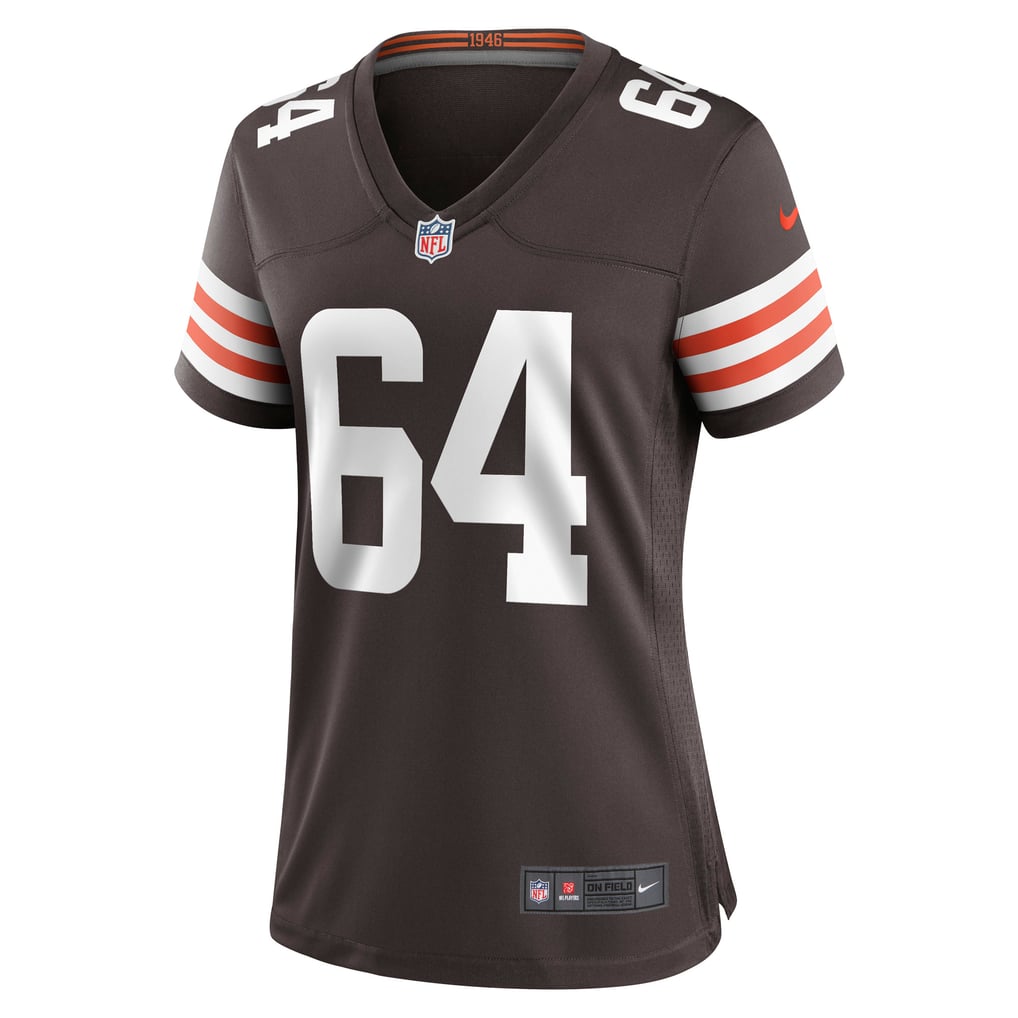 Women's Cleveland Browns Joe DeLamielleure Brown Game Retired Player Jersey