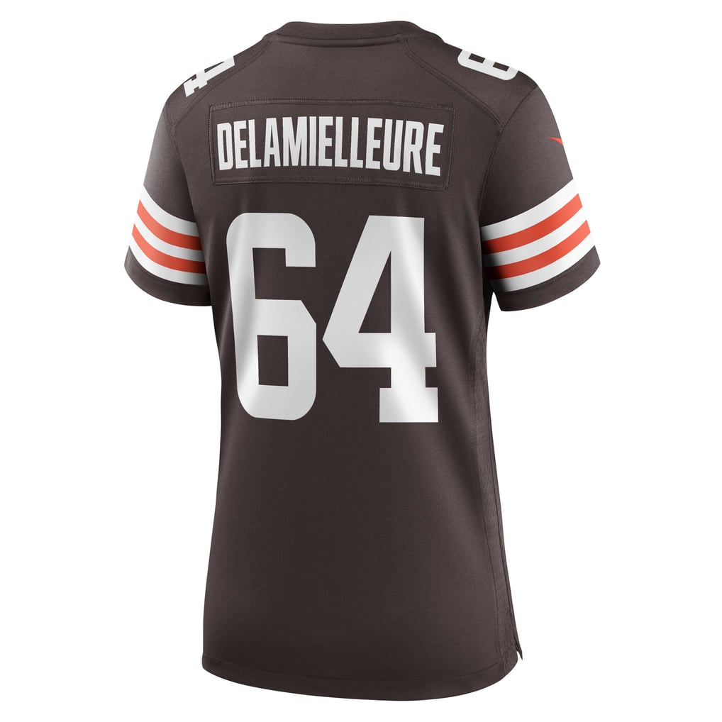 Women's Cleveland Browns Joe DeLamielleure Brown Game Retired Player Jersey