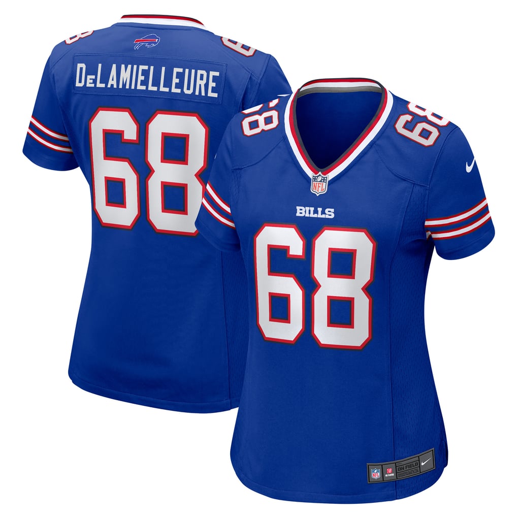 Women's Buffalo Bills Joe DeLamielleure Royal Game Retired Player Jersey