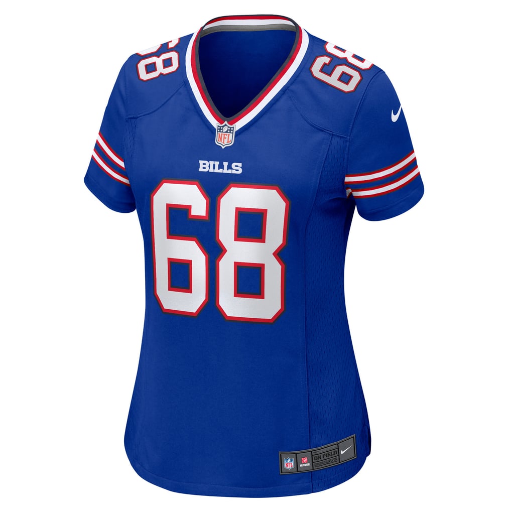 Women's Buffalo Bills Joe DeLamielleure Royal Game Retired Player Jersey