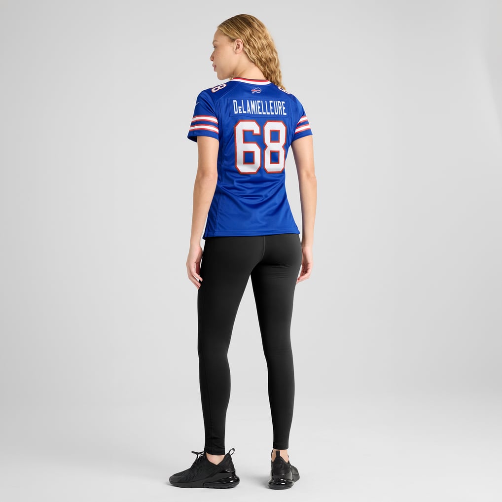 Women's Buffalo Bills Joe DeLamielleure Royal Game Retired Player Jersey