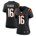 Women's Cincinnati Bengals Joe Flacco Black Team Game Jersey