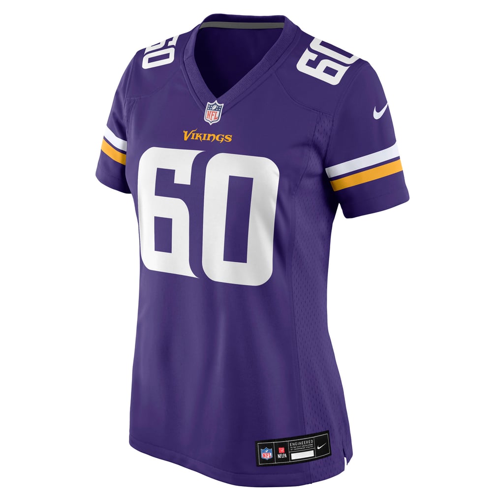 Women's Minnesota Vikings Joe Huber Purple Team Game Jersey