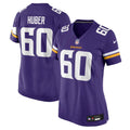 Women's Minnesota Vikings Joe Huber Purple Team Game Jersey