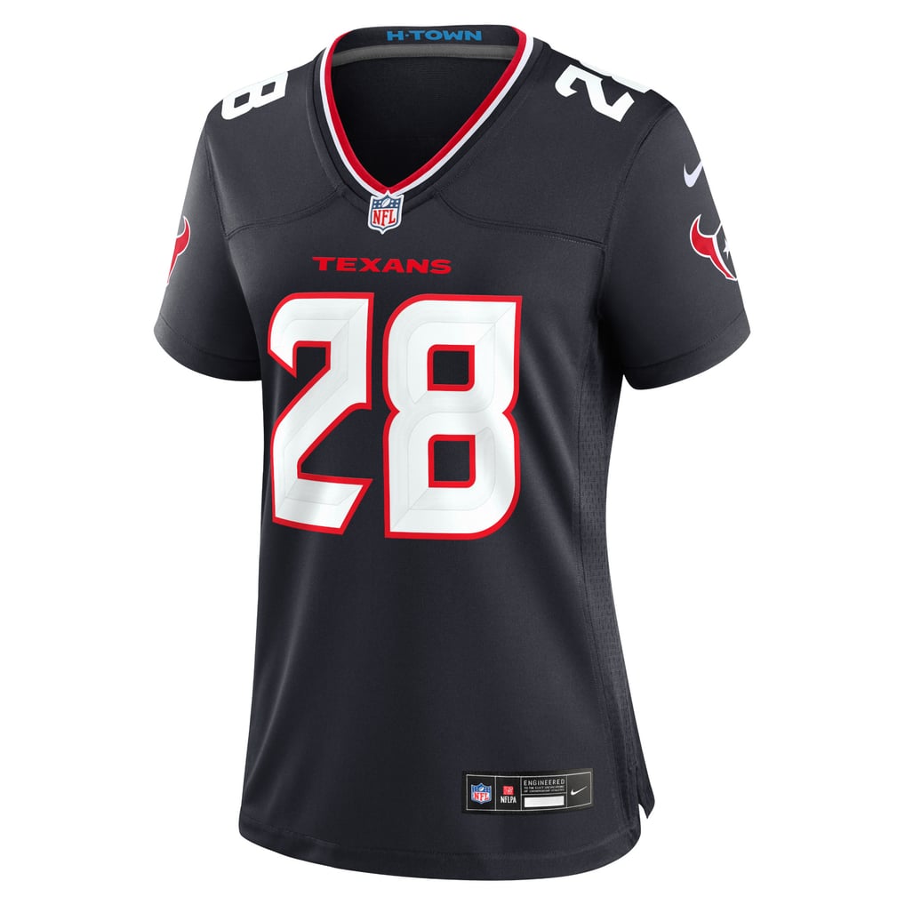 Women's Houston Texans Joe Mixon Navy Game Jersey