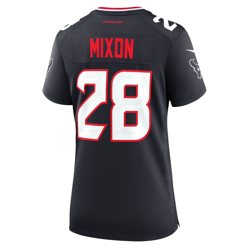 Women's Houston Texans Joe Mixon Navy Game Jersey