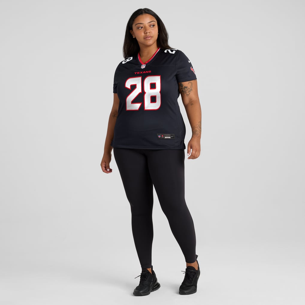 Women's Houston Texans Joe Mixon Navy Game Jersey