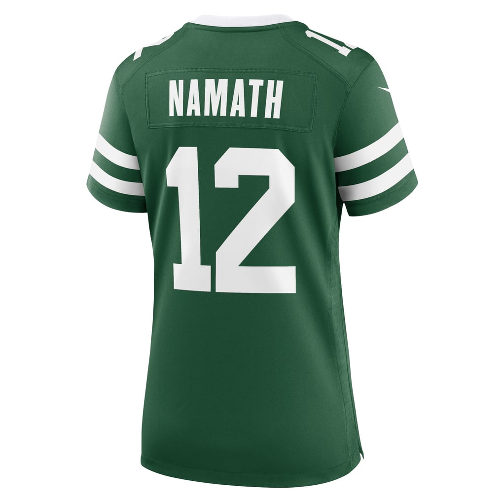 Women's New York Jets Joe Namath Legacy Green Retired Player Game Jersey