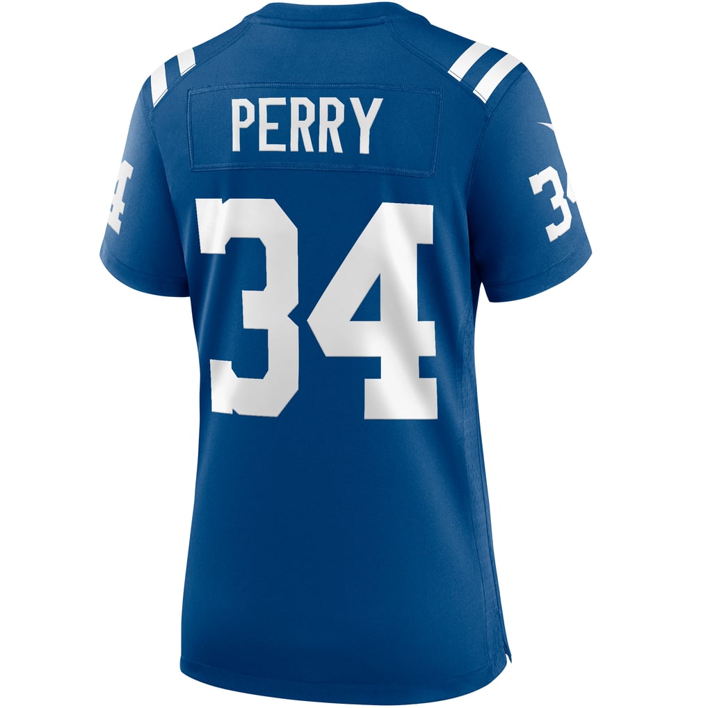 Women's Indianapolis Colts Joe Perry Royal Game Retired Player Jersey