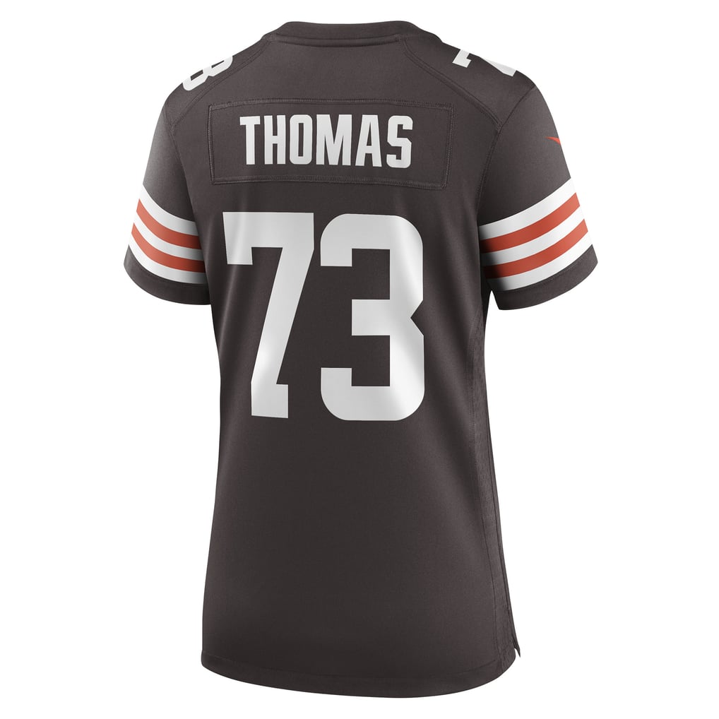 Women's Cleveland Browns Joe Thomas Brown Retired Game Player Jersey