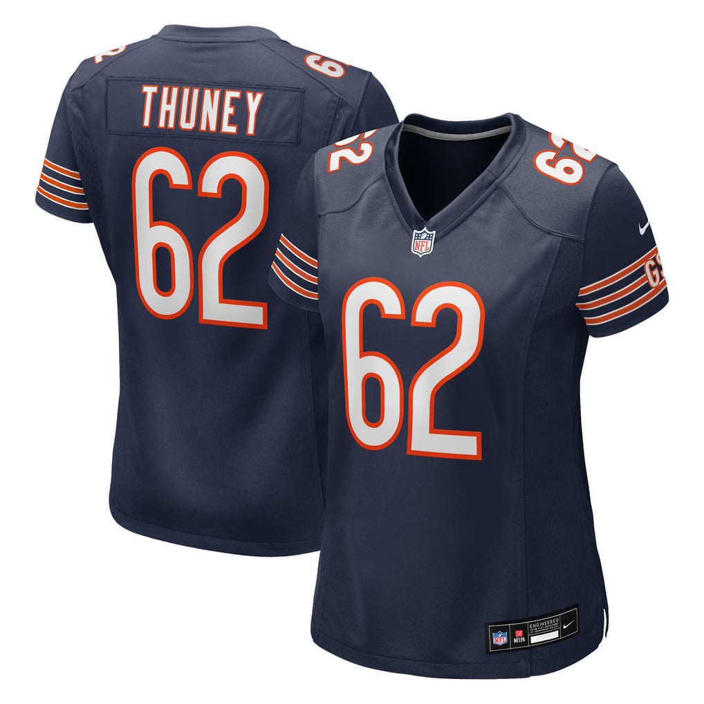 Women's Chicago Bears Joe Thuney Navy Team Game Jersey