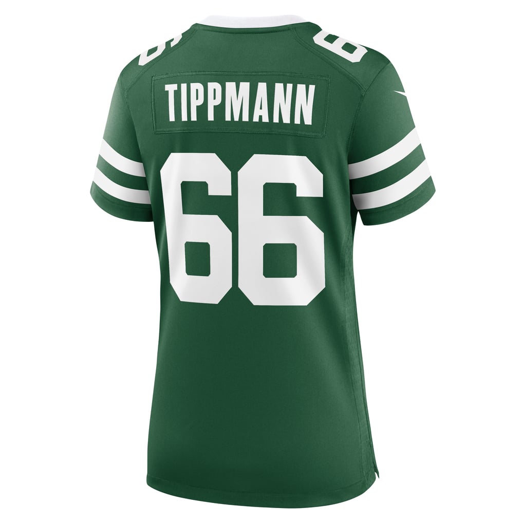 Women's New York Jets Joe Tippmann Legacy Green Game Jersey