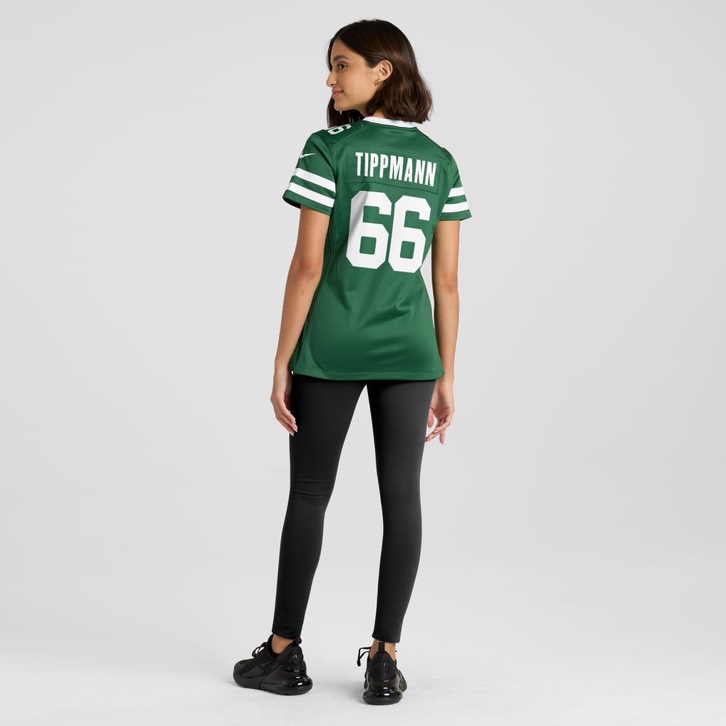 Women's New York Jets Joe Tippmann Legacy Green Game Jersey