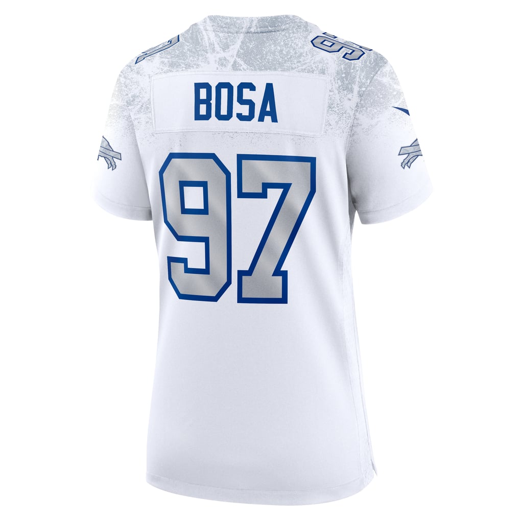 Women's Buffalo Bills Joey Bosa White Rivalries Collection Game Jersey