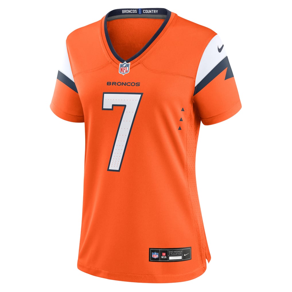 Women's Denver Broncos John Elway Orange Team Retired Player Game Jersey