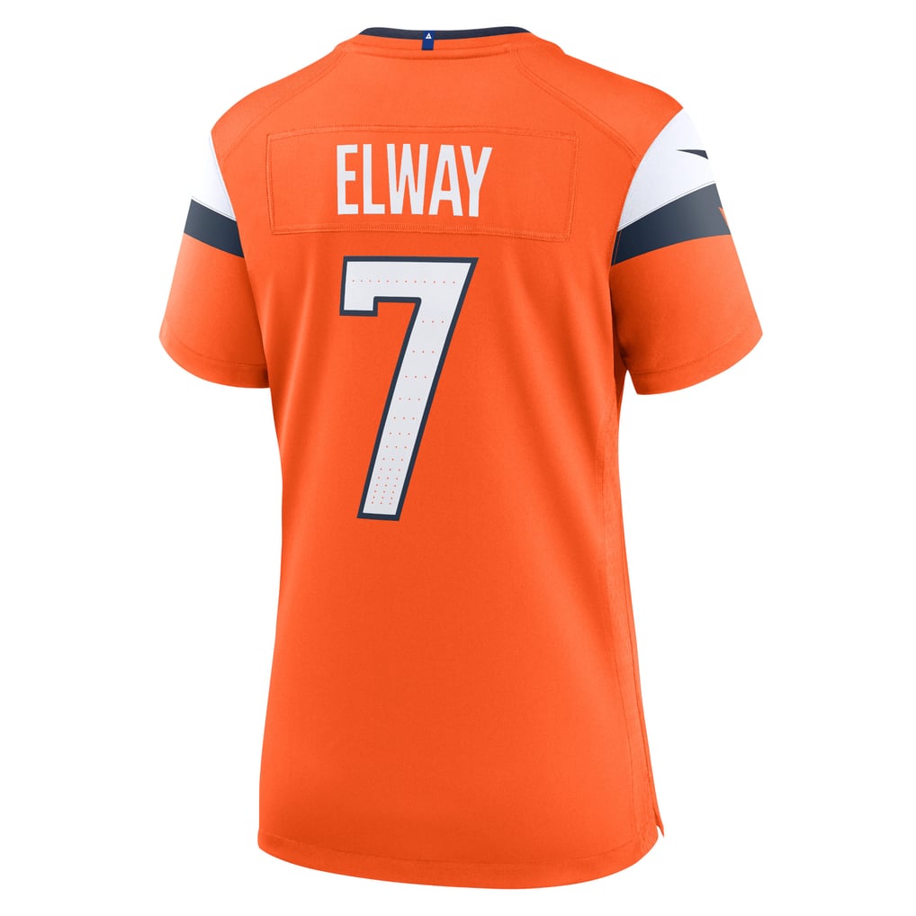 Women's Denver Broncos John Elway Orange Team Retired Player Game Jersey