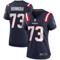 Women's New England Patriots John Hannah Navy Game Retired Player Jersey