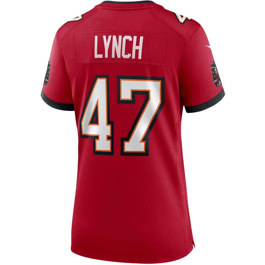 Women's Tampa Bay Buccaneers John Lynch Red Game Retired Player Jersey