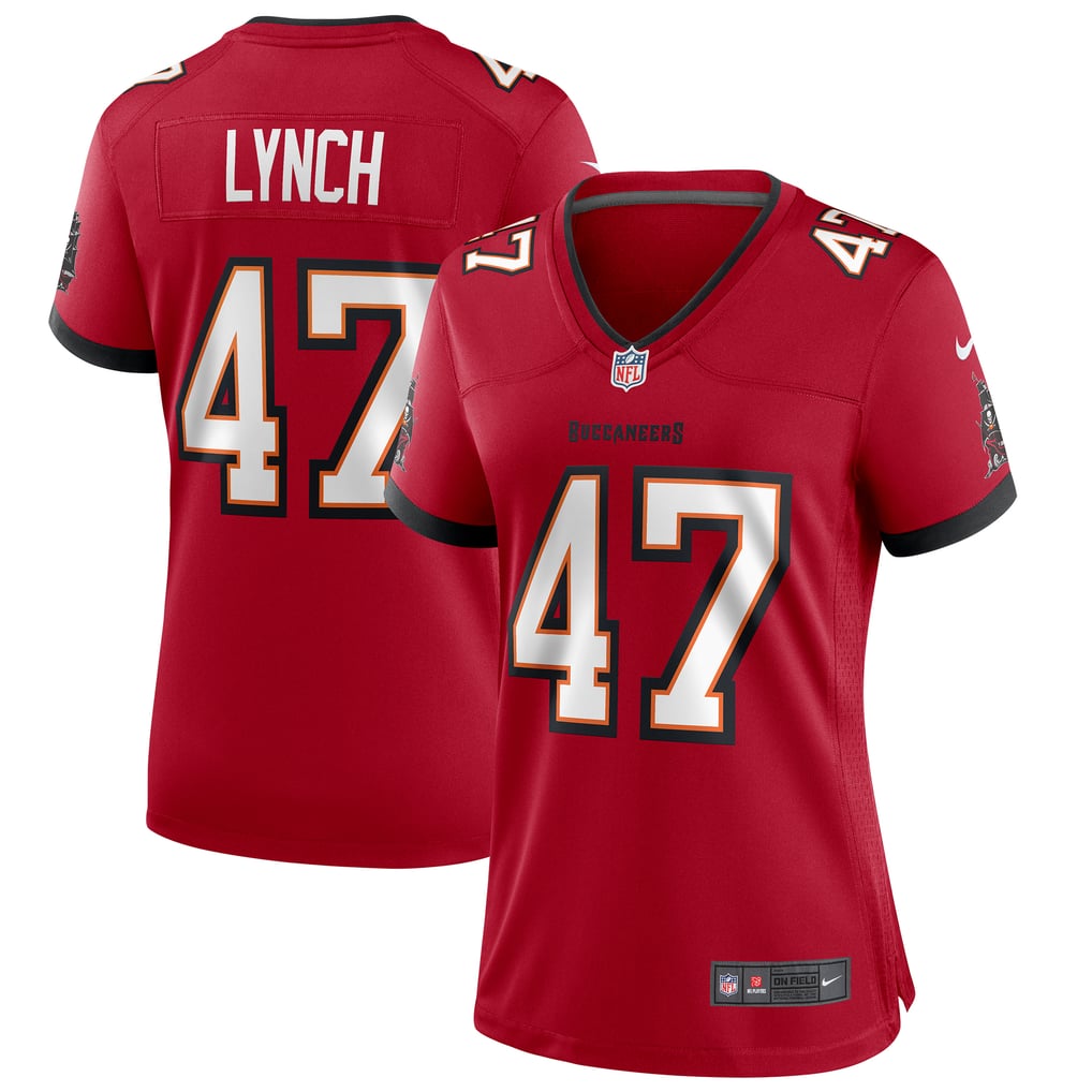 Women's Tampa Bay Buccaneers John Lynch Red Game Retired Player Jersey