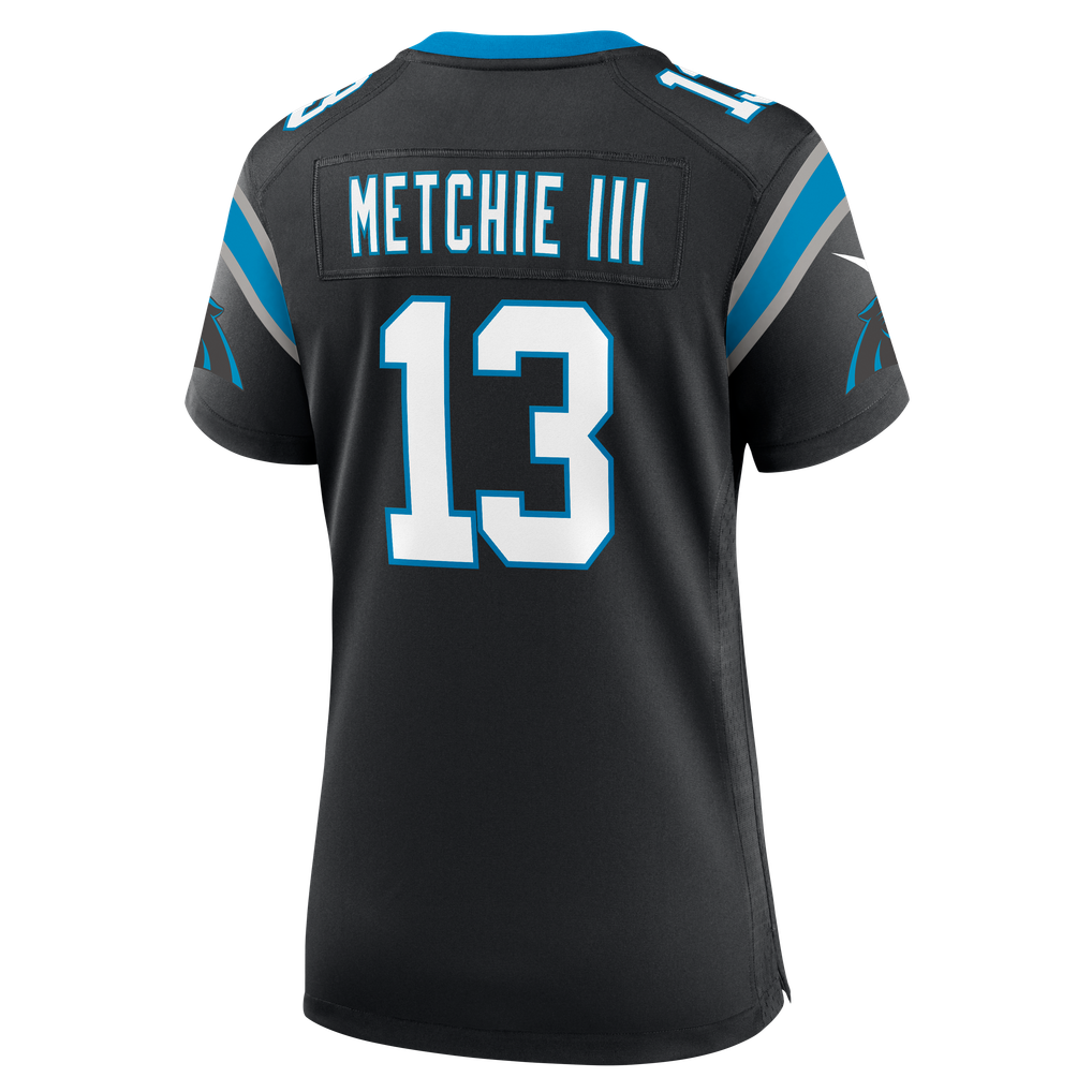 Women's Carolina Panthers John Metchie III Black Team Game Jersey