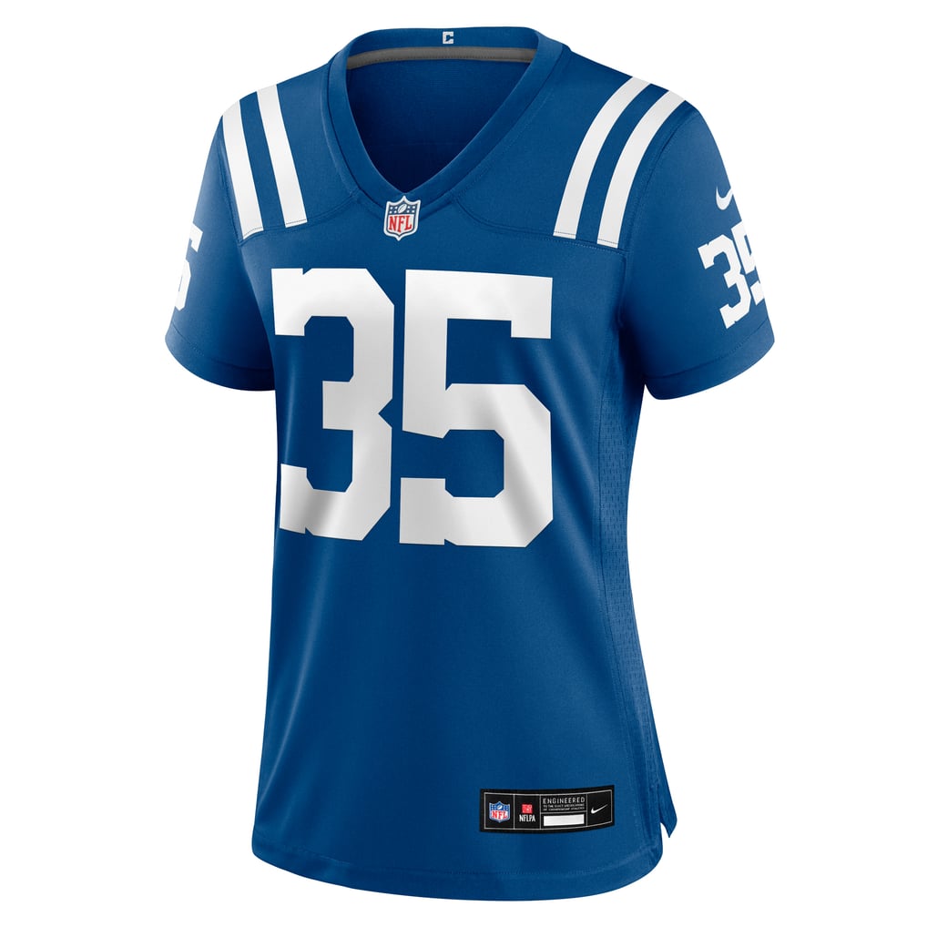 Women's Indianapolis Colts Johnathan Edwards Royal Team Game Jersey