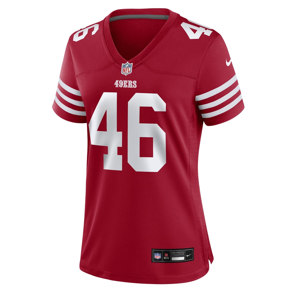 Women's San Francisco 49ers Jon Weeks Scarlet Team Game Jersey