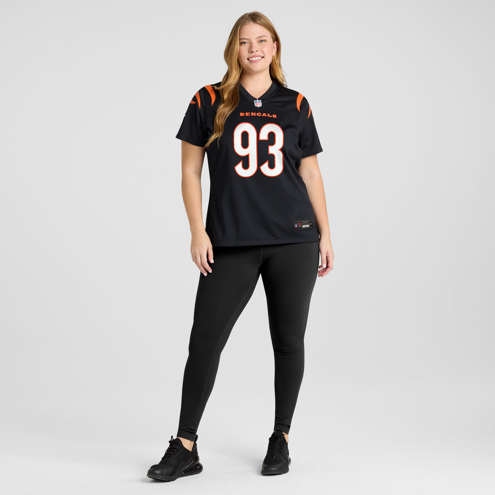Women's Cincinnati Bengals Jonathan Allen Black Team Game Jersey