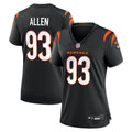 Women's Cincinnati Bengals Jonathan Allen Black Team Game Jersey